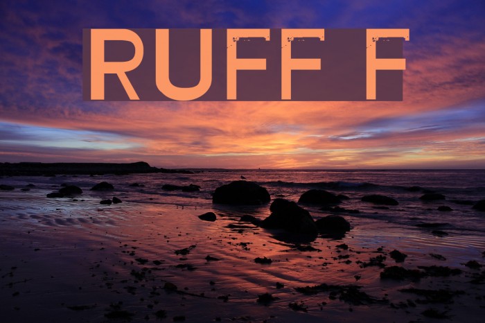 RUFF Font examples