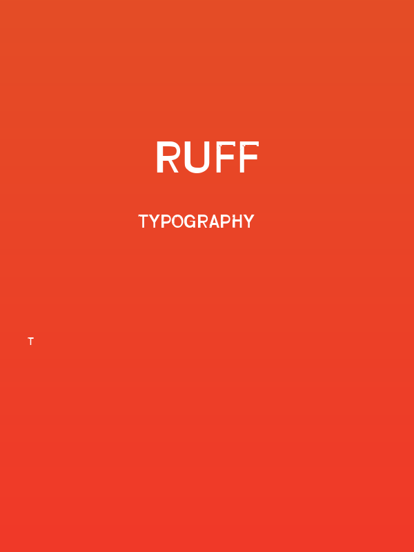 RUFF Poster