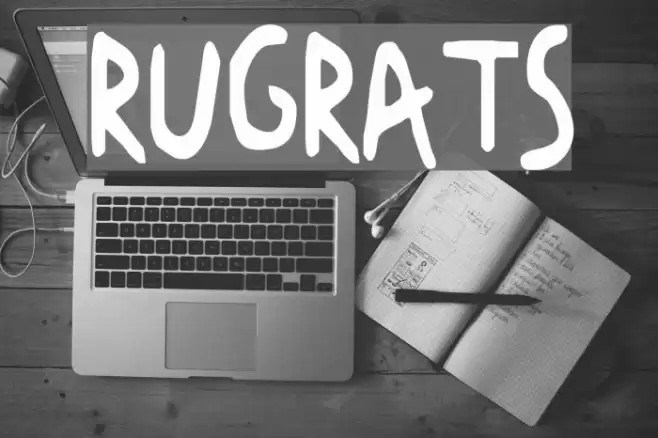 RUGRATS Font examples