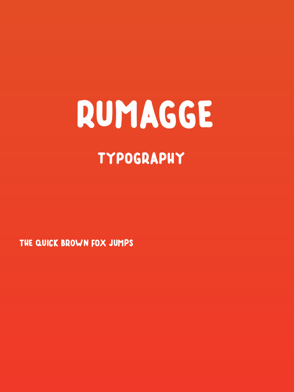 RUMAGGE Poster