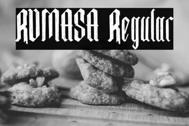 RUMASA Regular Font examples