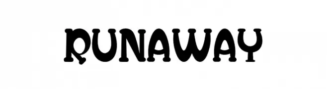 RUNAWAY  Fuentes Gratis Descargar