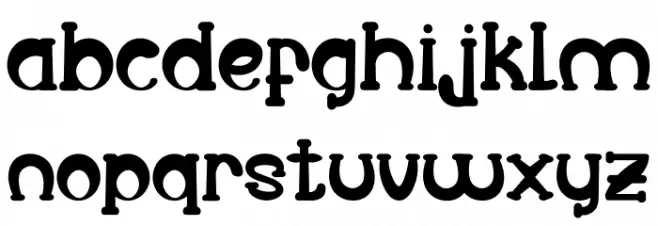 RUNAWAY फ़ॉन्ट लोअरकेस