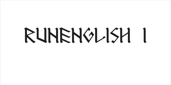 RUNEnglish 1 Logo