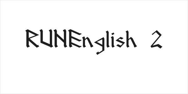 RUNEnglish 2 Logo