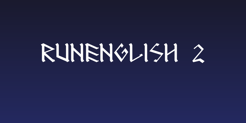RUNEnglish 2 Social Header
