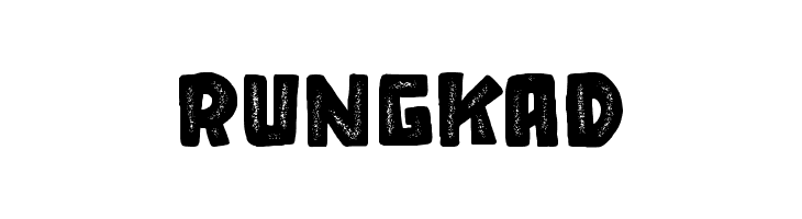 RUNGKAD  Descarca Fonturi Gratis