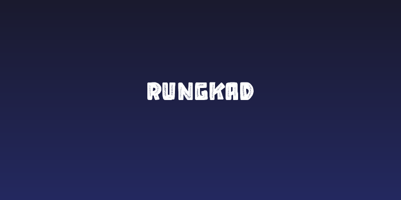 RUNGKAD Social Header