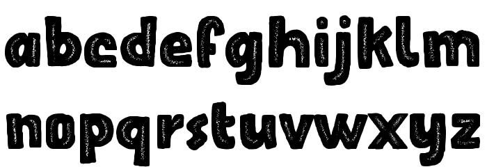 RUNGKAD Font LOWERCASE