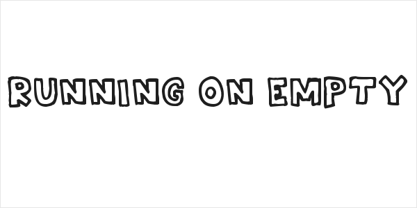 RUNNING ON EMPTY Logo