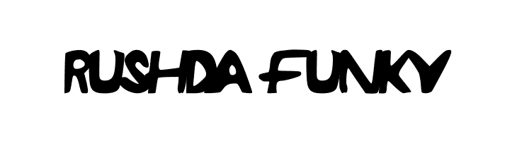 RUSHDA Funky  baixar fontes gratis
