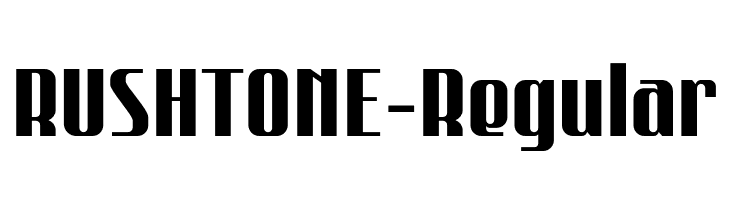 RUSHTONE-Regular  لخطوط تنزيل