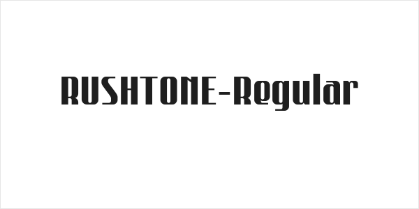 RUSHTONE-Regular Logo