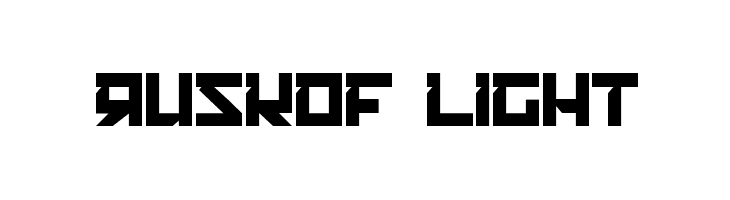 RUSKOF LIGHT  font caratteri gratis