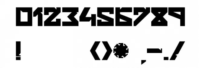 RUSKOF LIGHT Font OTHER CHARS