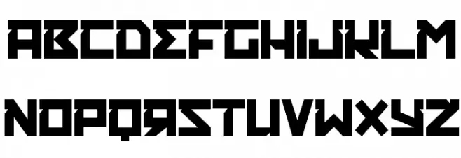RUSKOF LIGHT フォント 大文字