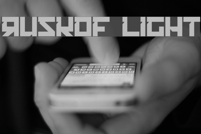 RUSKOF LIGHT Example 1