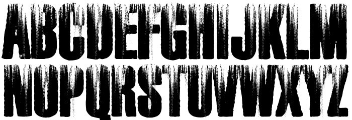 RUSTED PERSONAL USE Font LOWERCASE