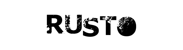 RUSTO  Frei Schriftart Herunterladen
