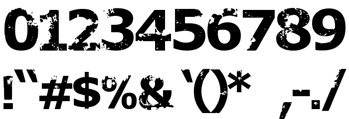 RUSTO Font OTHER CHARS