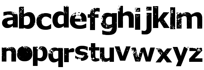 RUSTO Font LOWERCASE