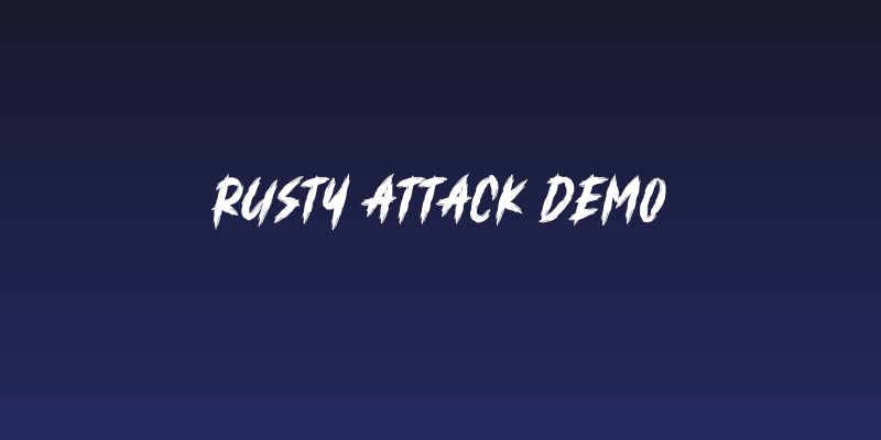 RUSTY ATTACK DEMO Social Header