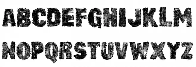 RUSTY CAGE PERSONAL USE Regular 字体 小写