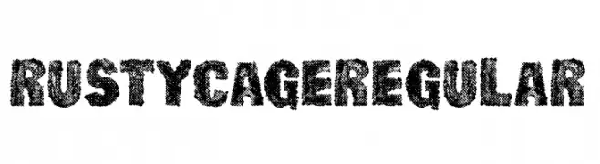 RUSTY CAGE Regular  Descarca Fonturi Gratis