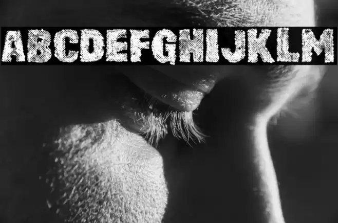 RUSTY CAGE Regular Font examples