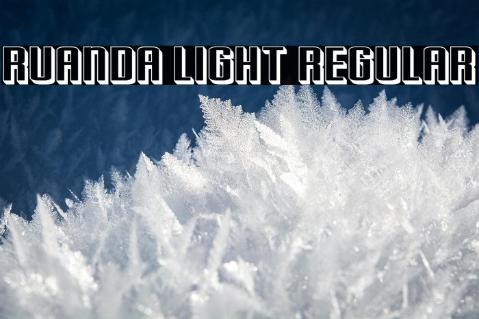 Ruanda Light Regular Example 1