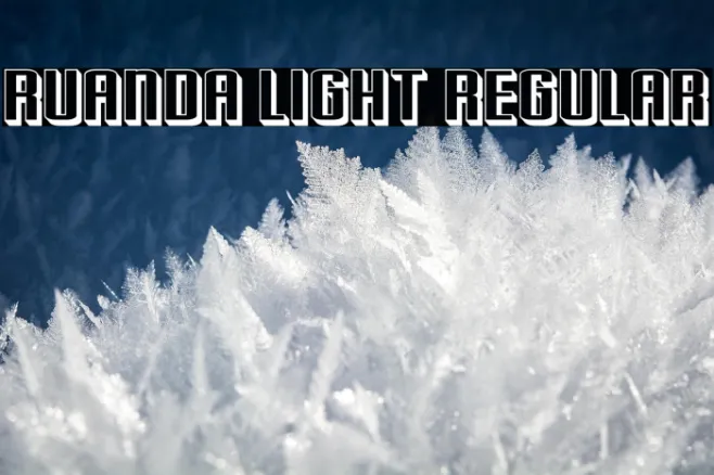 Ruanda Light Regular Example 1