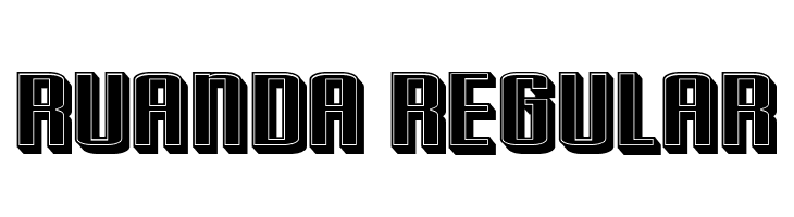 Ruanda Regular  font caratteri gratis