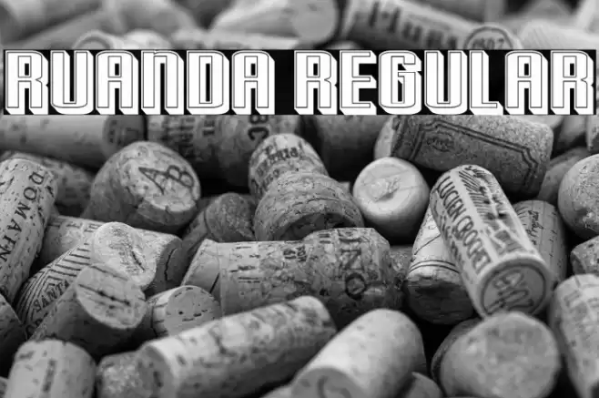 Ruanda Regular Font examples