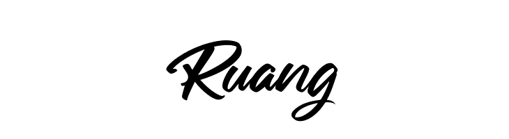 Ruang  Скачать бесплатные шрифты