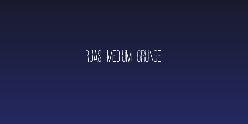 Ruas Medium Grunge Social Header
