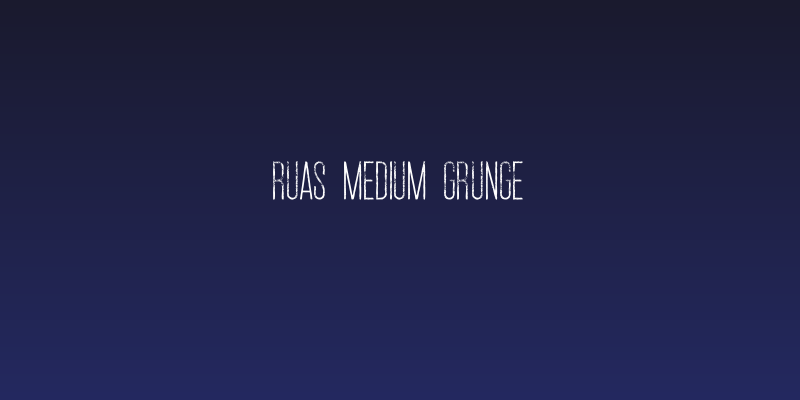 Ruas Medium Grunge Social Header