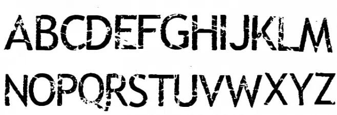Rub This! Transfer Sheet Schriftart Groß