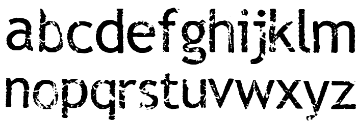 Rub This! Transfer Sheet Font LOWERCASE