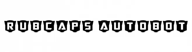 RubCaps Autobot  Fuentes Gratis Descargar