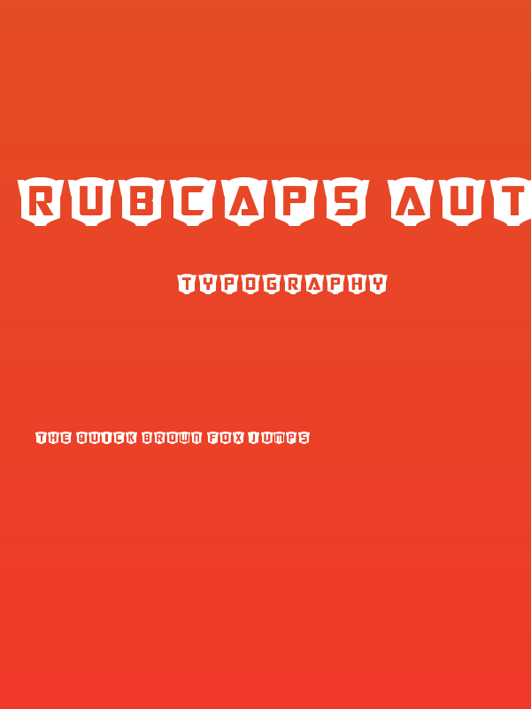 RubCaps Autobot Poster