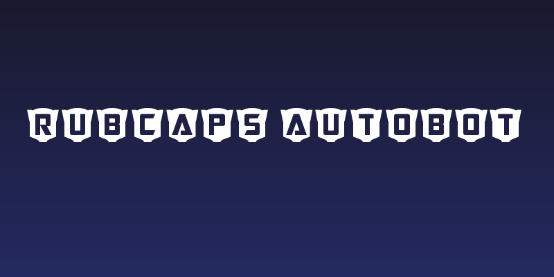 RubCaps Autobot Social Header