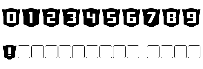 RubCaps Cybertron Font OTHER CHARS