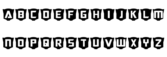 RubCaps Cybertron Font LOWERCASE
