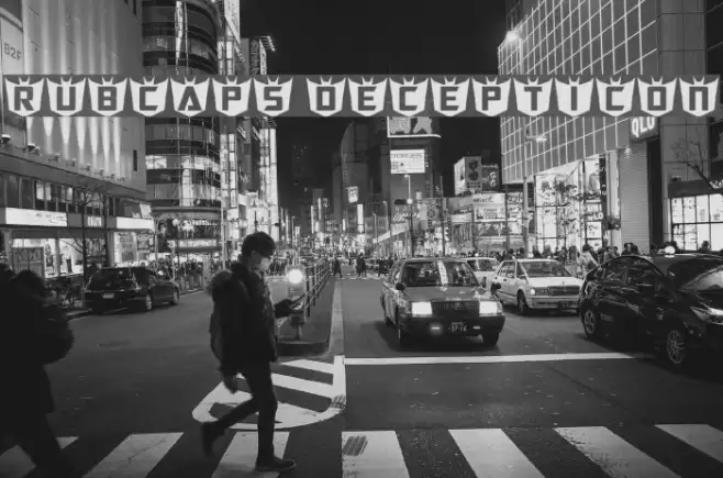 RubCaps Decepticon Font examples