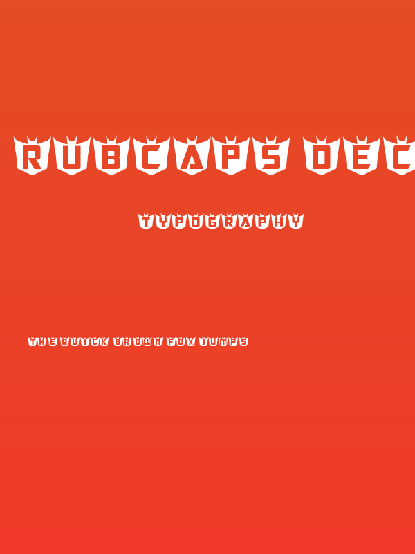 RubCaps Decepticon Poster