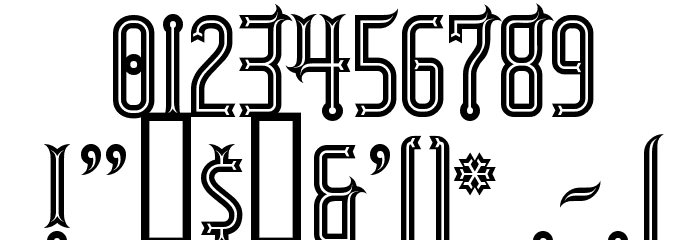 RubaiyatEngraved Font OTHER CHARS