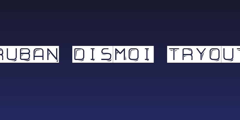 Ruban Dismoi Tryout Social Header