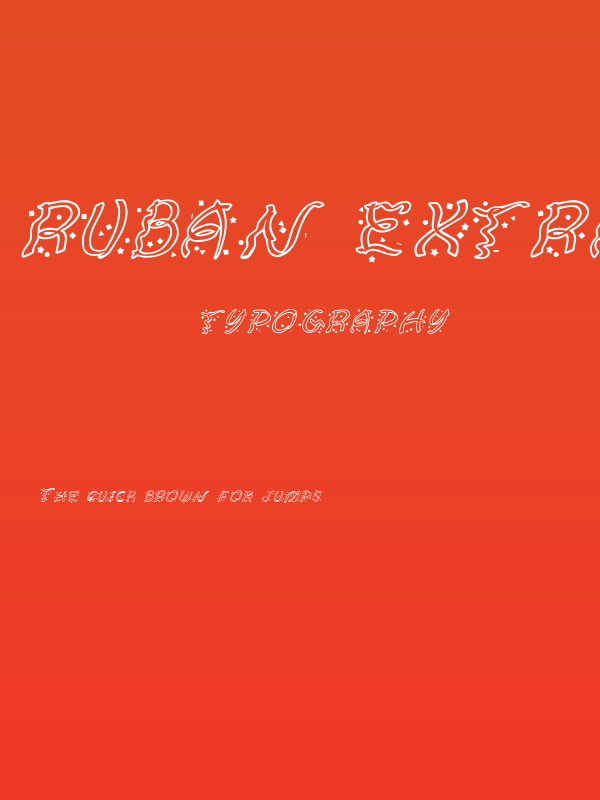 Ruban Extravaganza Poster