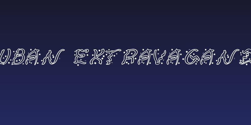 Ruban Extravaganza Social Header