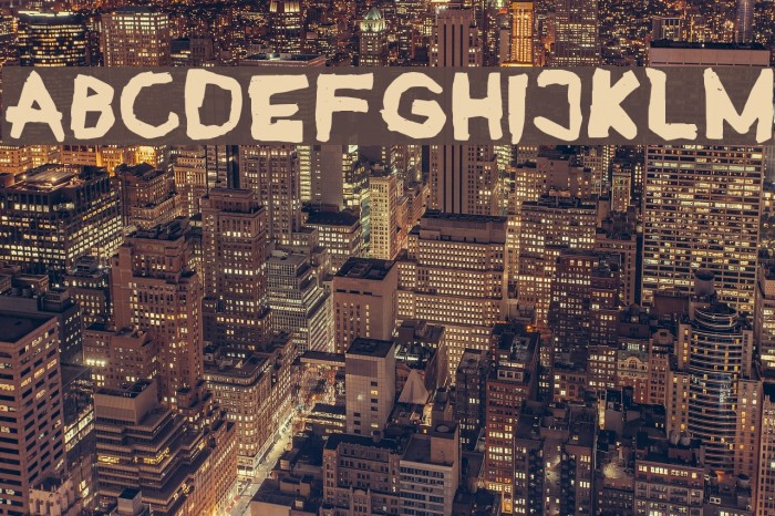 Ruban Font examples